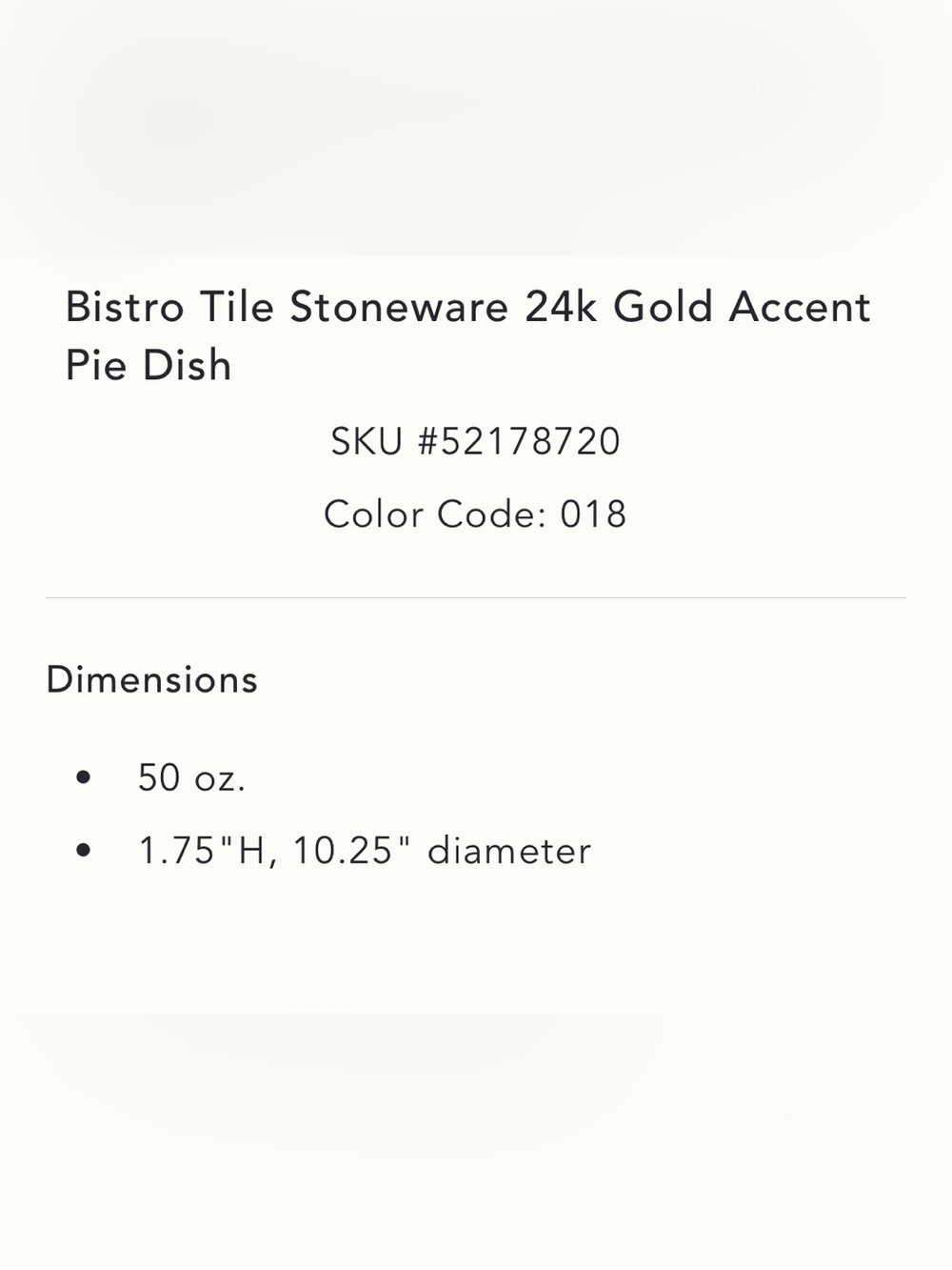 NWT Anthropologie Bistro Tile Pie Dish - Picture 7 of 13